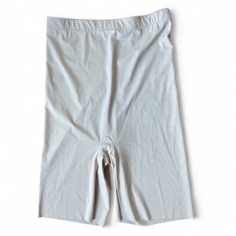 WACOAL Nude High Waist Mid-Thigh Shapewear Shorts Slimming Control Size XXL